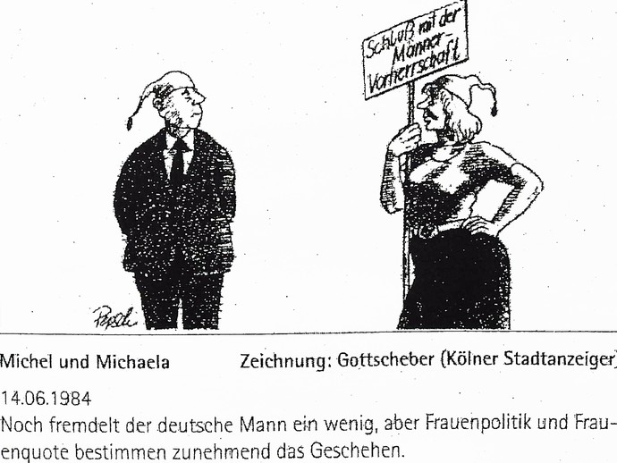 Teilprojekt „Frauenpolitik als Geschlechterdemokratie?" Foto: Kölner Stadtanzeiger (vergrößerte Bildansicht wird geöffnet)