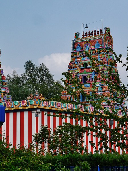 Hindutempel Sri-Kamadchi-Ampal, Hamm, Bundesland Nordrhein-Westfalen, Deutschland ©Zairon