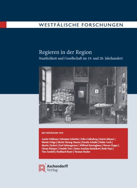 Cover des Bandes 72 (2022): Regieren in der Region