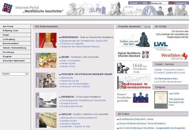 Internet Portal "Westfälische Geschichte"