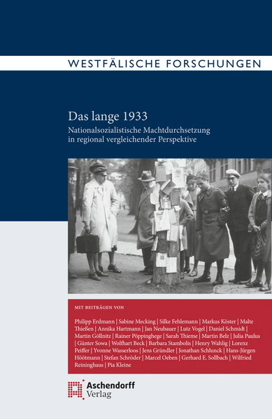 Cover des Bandes 73 (2023): Das lange 1933