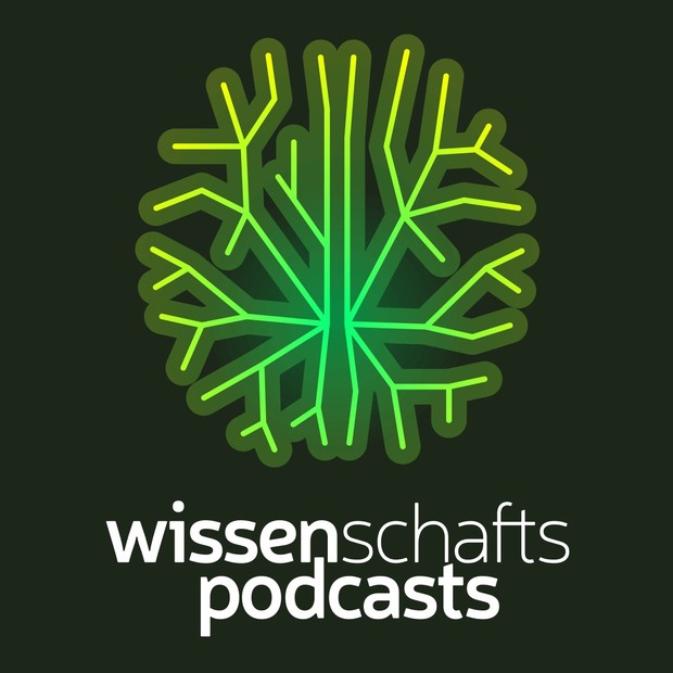 Logo von  der Online-Plattform „Wissenschaftspodcasts“