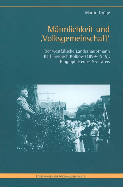 Cover des Bandes Männlichkeit und 'Volksgemeinschaft'