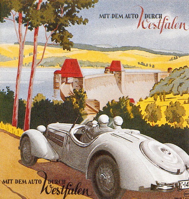 Tourismusregion Sauerland: Werbung des Landesverkehrsverbandes Westfalen in den 1930er Jahren. Foto: LWL-Archivamt für Westfalen