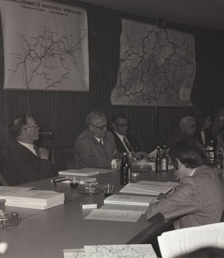 Pressekonferenz zur Neugliederung des Ruhrgebiets