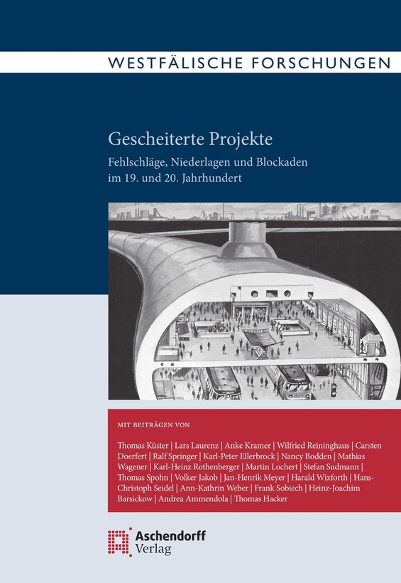 Thomas Küster (Hrsg.): Gescheiterte Projekte. Niederlagen, Fehlschläge und Blockaden im 19. und 20. Jahrhundert. Westfälische Forschungen 74 (2024)