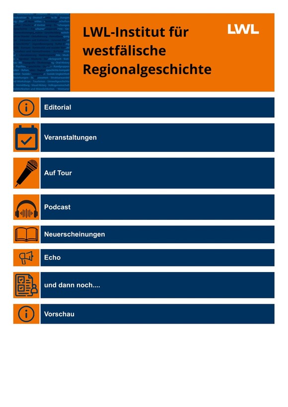 Auflistung Kategorien