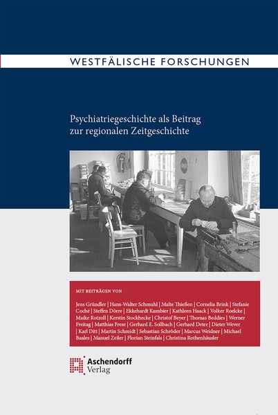 Cover des Bandes 70 (2020)  Psychiatriegeschichte als Beitrag zur regionalen Zeitgeschichte
